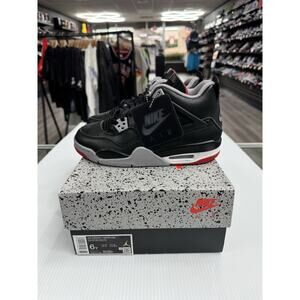 Size 6Y - Air Jordan 4 Retro GS Bred Reimagined GS FQ8213-006